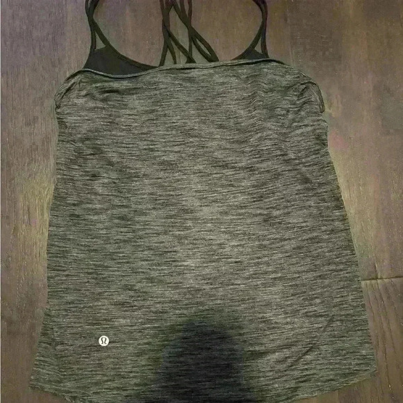 Lululemon Moment To Movement  2-In-1 Tank
Heathered Black / Black - Picture 3 of 5